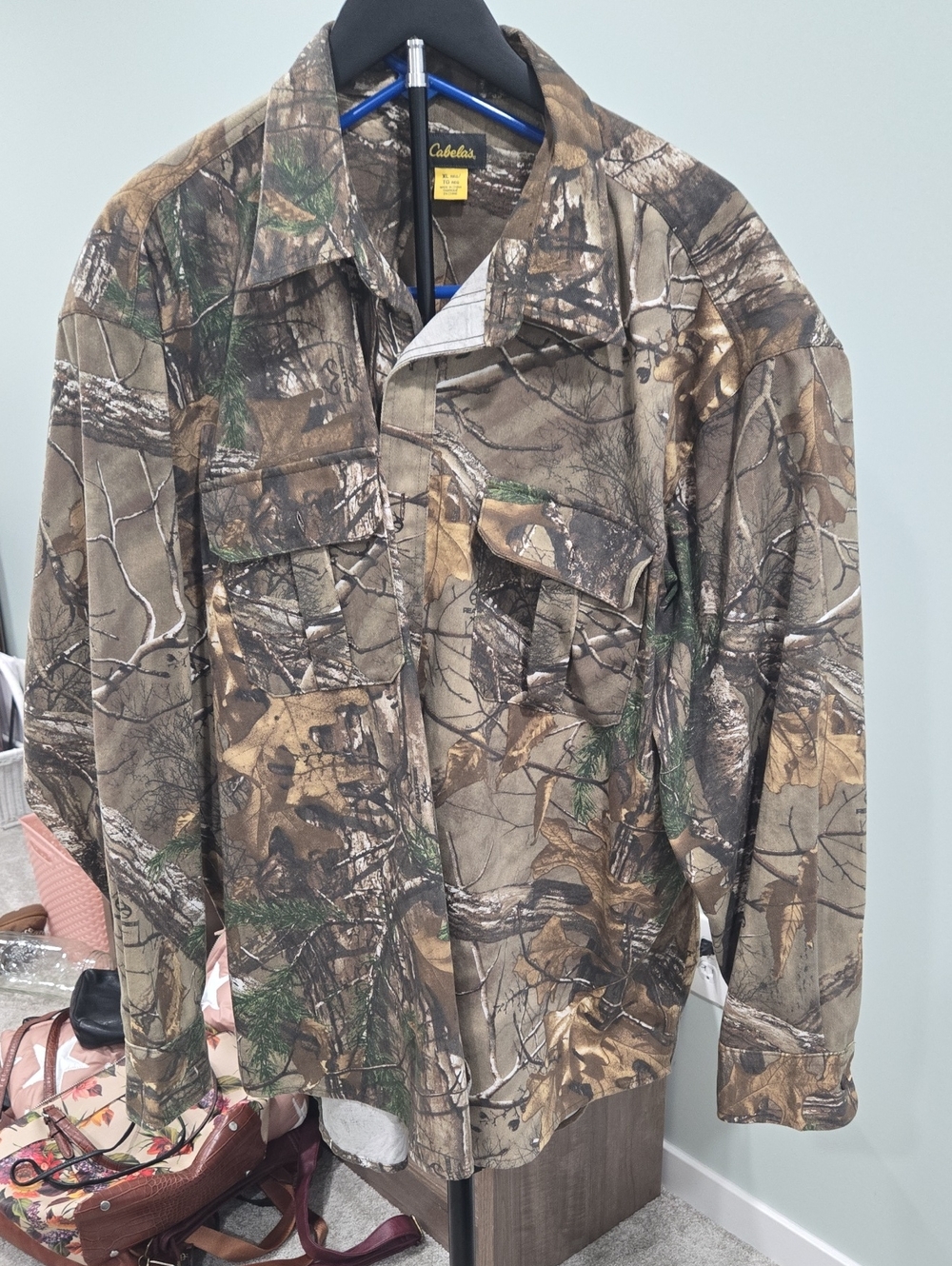 Cabela's Men's Realtree-Style Camouflage Field Jacket - Brown/Green/Gray